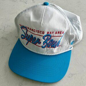 Super Bowl LX '47 Brand Hat Condor "San Francisco Bay Area" White Blue OSFA NFL